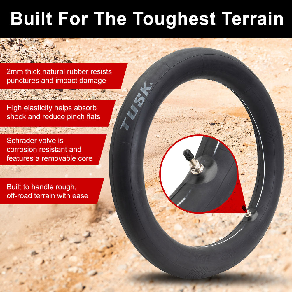 Tusk Heavy Duty 2mm Natural Rubber Motorcycle Tube